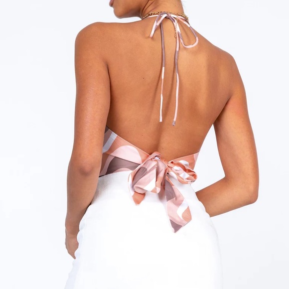 Princess Polly Groovy Satin Open-Back Tank - Picture 2 of 6